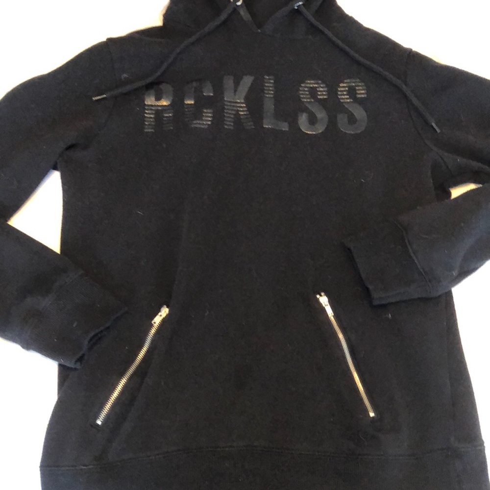Young&reckless light hooded sweatshirt